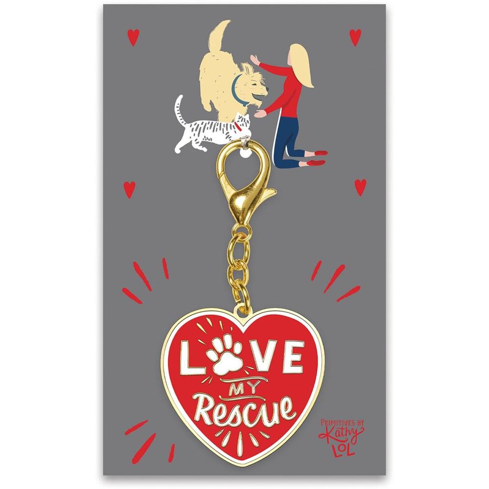 Love My Rescue - Keychain